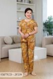 1587TCD - Đồ bộ Tole nữ trung niên mặc nhà Thành Duyên bông, tay con, quần dài (G)