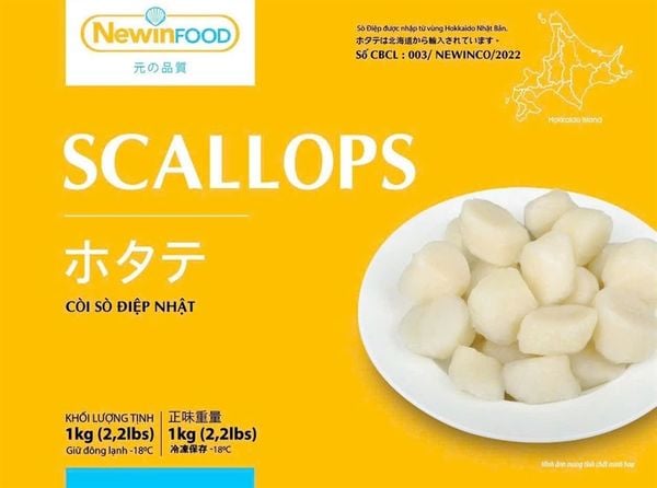  Cồi sò điệp Nhật 20-25- Hộp 1kg 