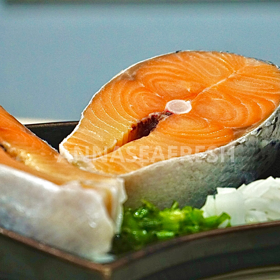  Cá Hồi Cắt Khoanh Đông Lạnh 