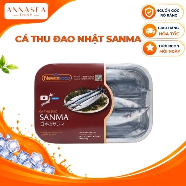  Cá thu đao Nhật Sanma- 2kg/hộp 