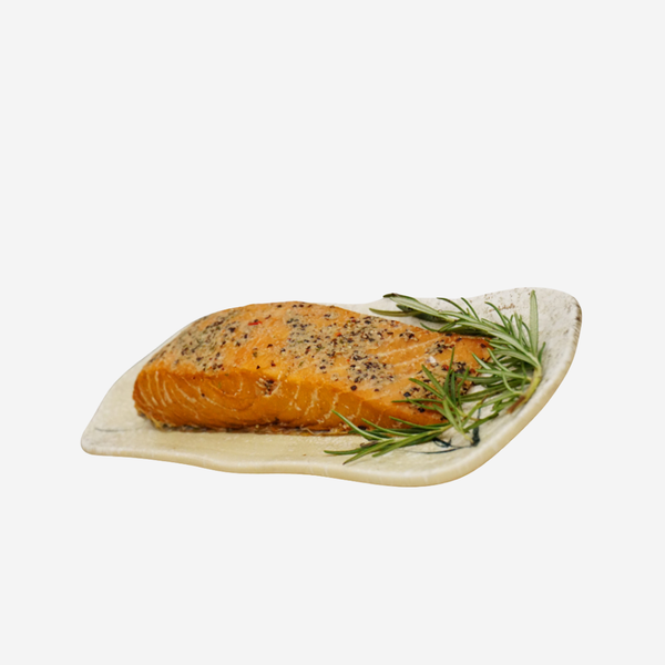 Cá hồi xông khói vị tỏi và tiêu đen