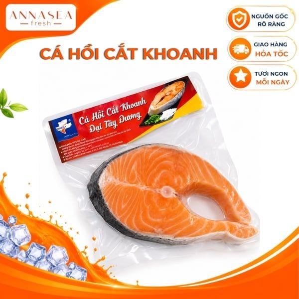  Cá Hồi Cắt Khoanh Đông Lạnh 