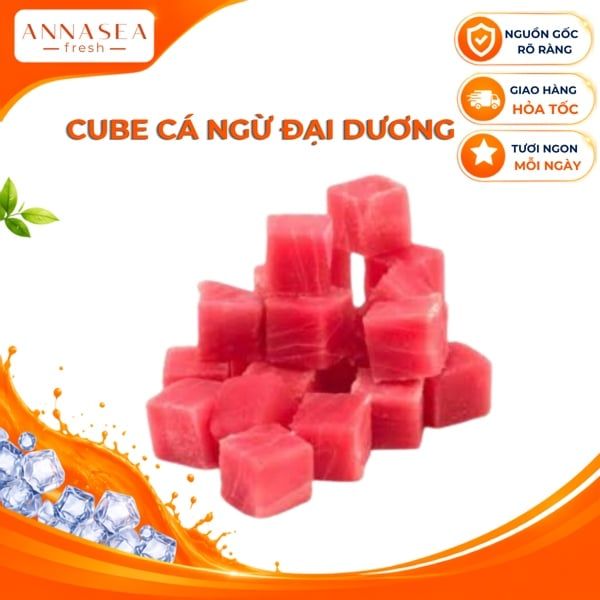  Cube Cá Ngừ Đông Lạnh 