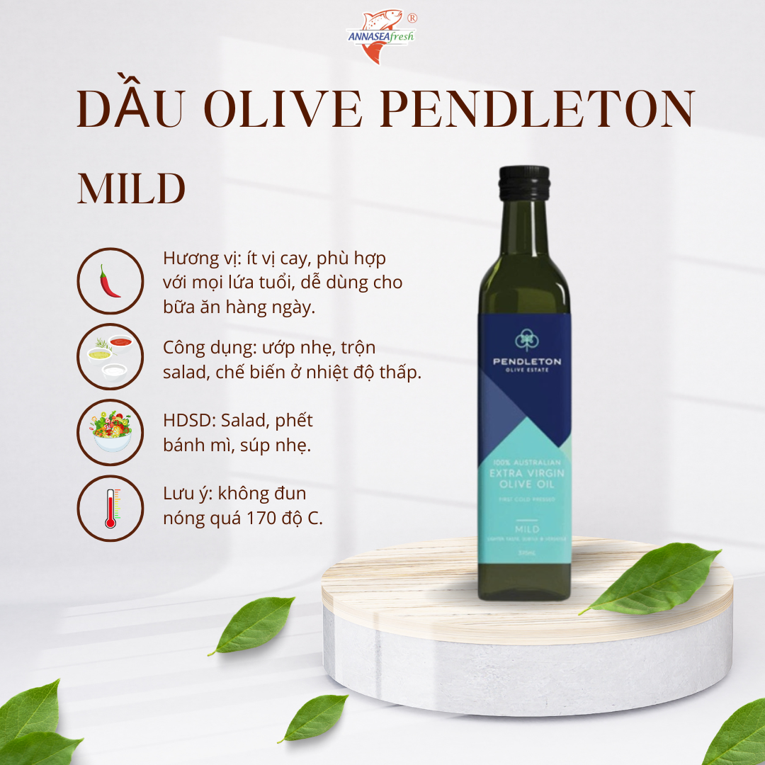  Dầu Olive PENDLETON EXTRA VIRGIN -MILD 