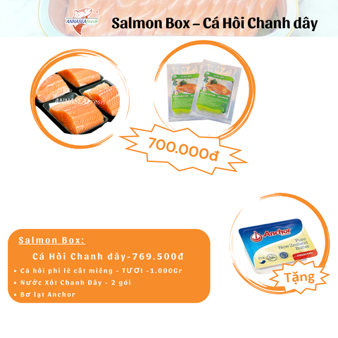  Salmon Box – Cá Hồi Chanh dây 