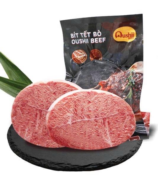  Bít Tết lõi vai bò Mỹ- Oushii-200gr/miếng 