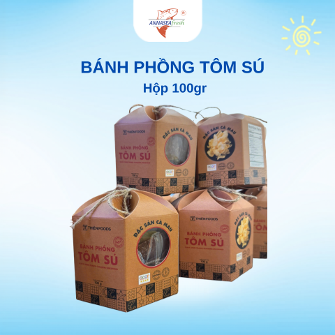  Bánh phồng Tôm - Hộp 100gr (chưa chiên) 