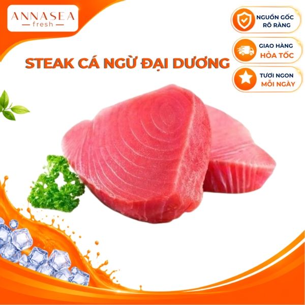  Steak Cá Ngừ Đại Dương Đông Lạnh 