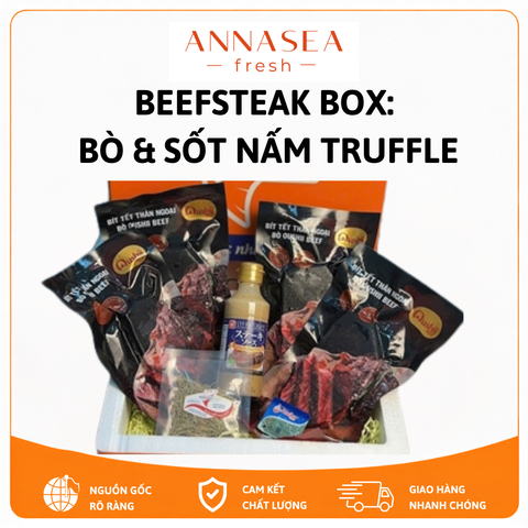  BEEFSTEAK BOX: Bò & Sốt Nấm TRUFFLE 