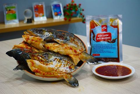  Đầu Cá Hồi Ướp Gia Vị đông lạnh 
