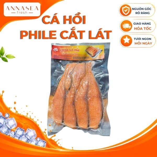  Cá Hồi Phi Lê Cắt Lát 