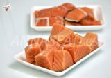  Cá hồi cắt khối đông lạnh 