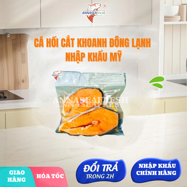  Cá Hồi Cắt Khoanh Đông Lạnh 