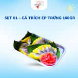  Set 01 – Cá Trích Ép Trứng 160gr 