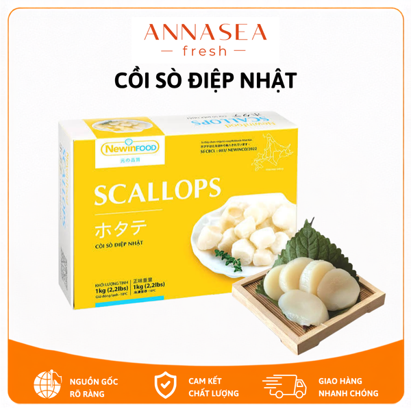  Cồi sò điệp Nhật 20-25- Hộp 1kg 