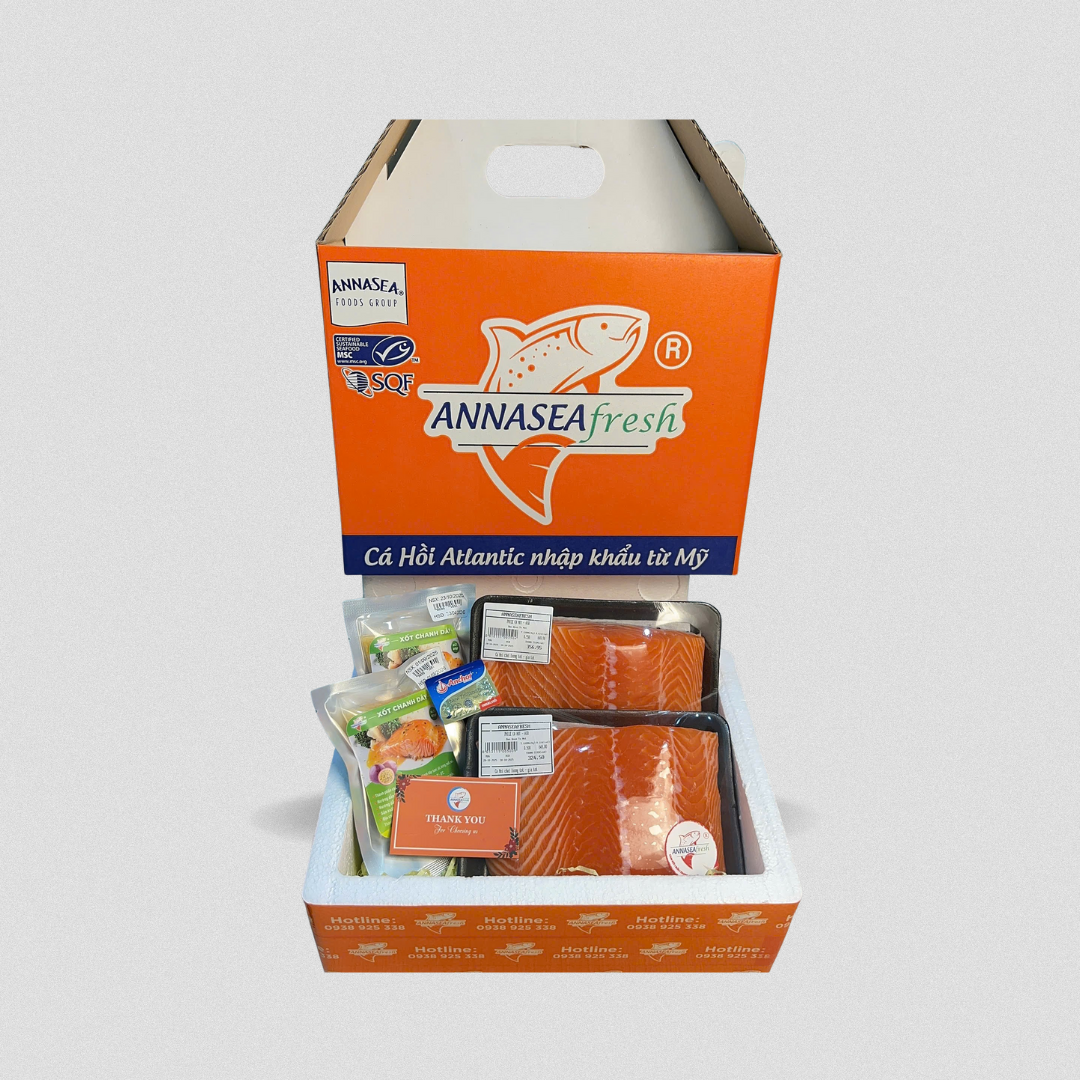  Salmon Box – Cá Hồi Chanh dây 