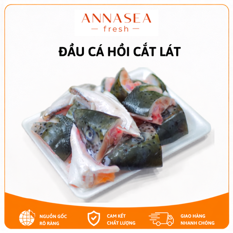  Đầu Cá Hồi Cắt Lát Đông Lạnh 