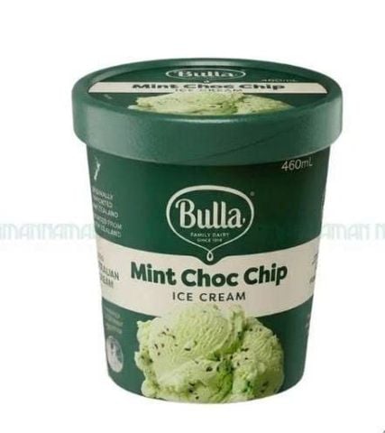  Kem BULLA vị bạc hà sô cô la chip - 460ml 