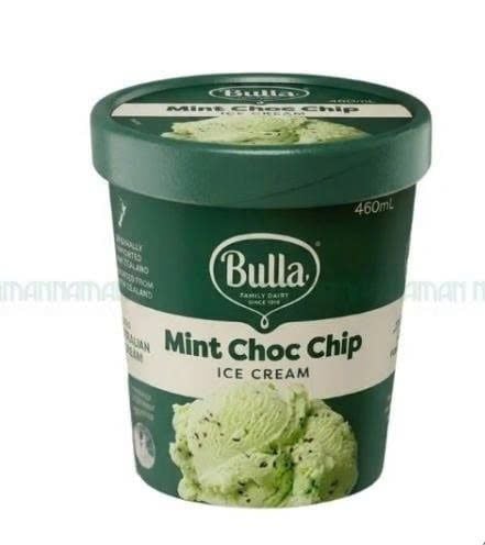  Kem BULLA vị bạc hà sô cô la chip - 460ml 