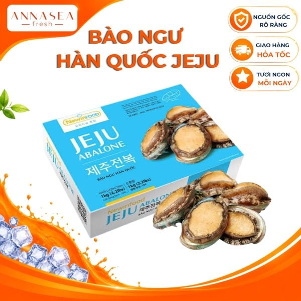  Bào Ngư Hàn Quốc Jeju- Hộp 1kg 