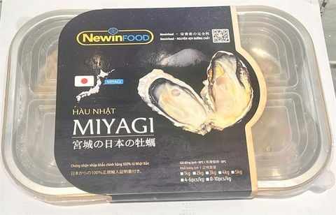  Hàu Nhật Miyagi-size 8-10 con/Hộp 1kg 