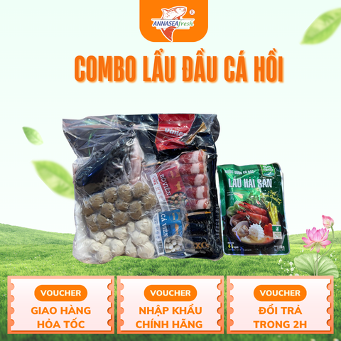  COMBO LẨU ĐẦU CÁ HỒI 