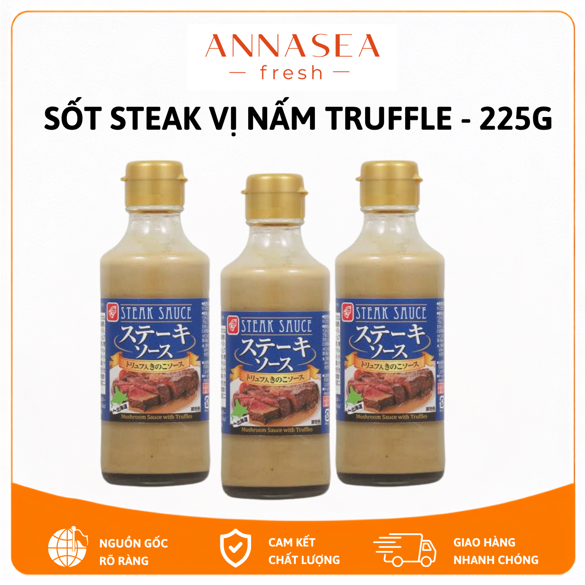  Sốt steak vị nấm truffle 205g 