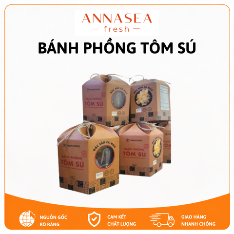  Bánh phồng Tôm - Hộp 100gr (chưa chiên) 