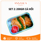  Set 2 - Sashimi Cá Hồi 200gr 