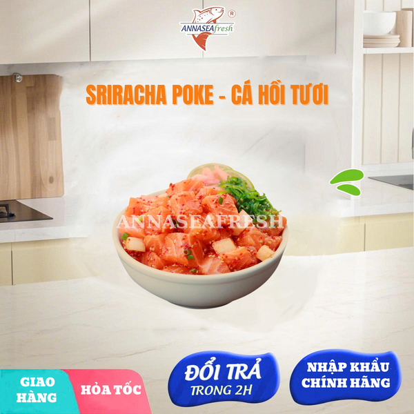 Sriracha Salmon Poke – 200gr