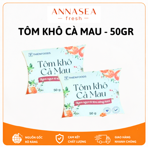  Tôm Khô Cà Mau - Hộp 50gr 