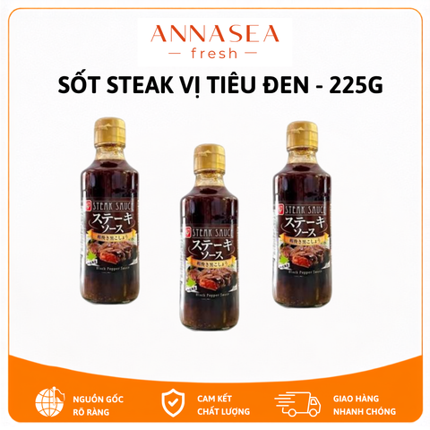  Sốt steak vị tiêu đen 225g 