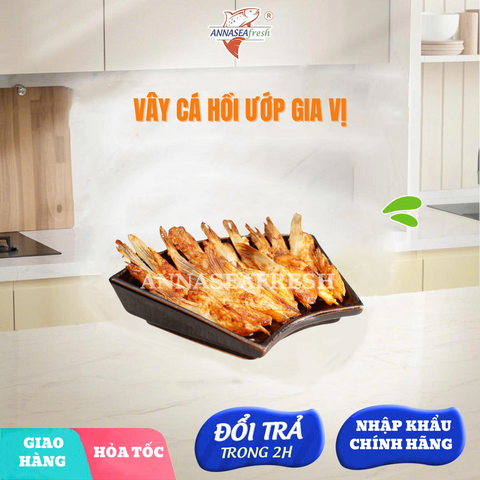 Vây Cá Hồi Ướp Gia Vị