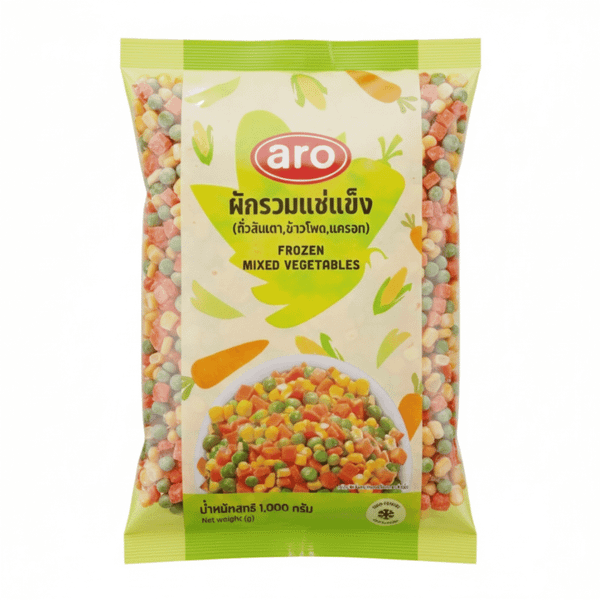  Hỗn Hợp Rau Củ Đông Lạnh Aro 1kg 