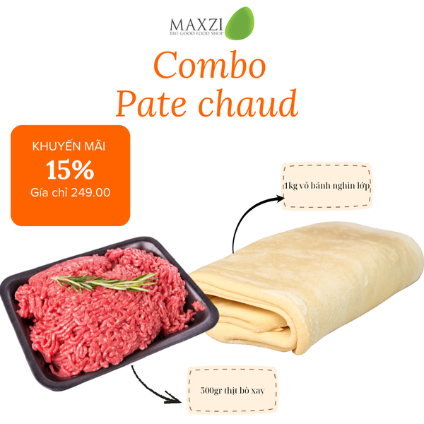  Combo làm bánh pate chaud 