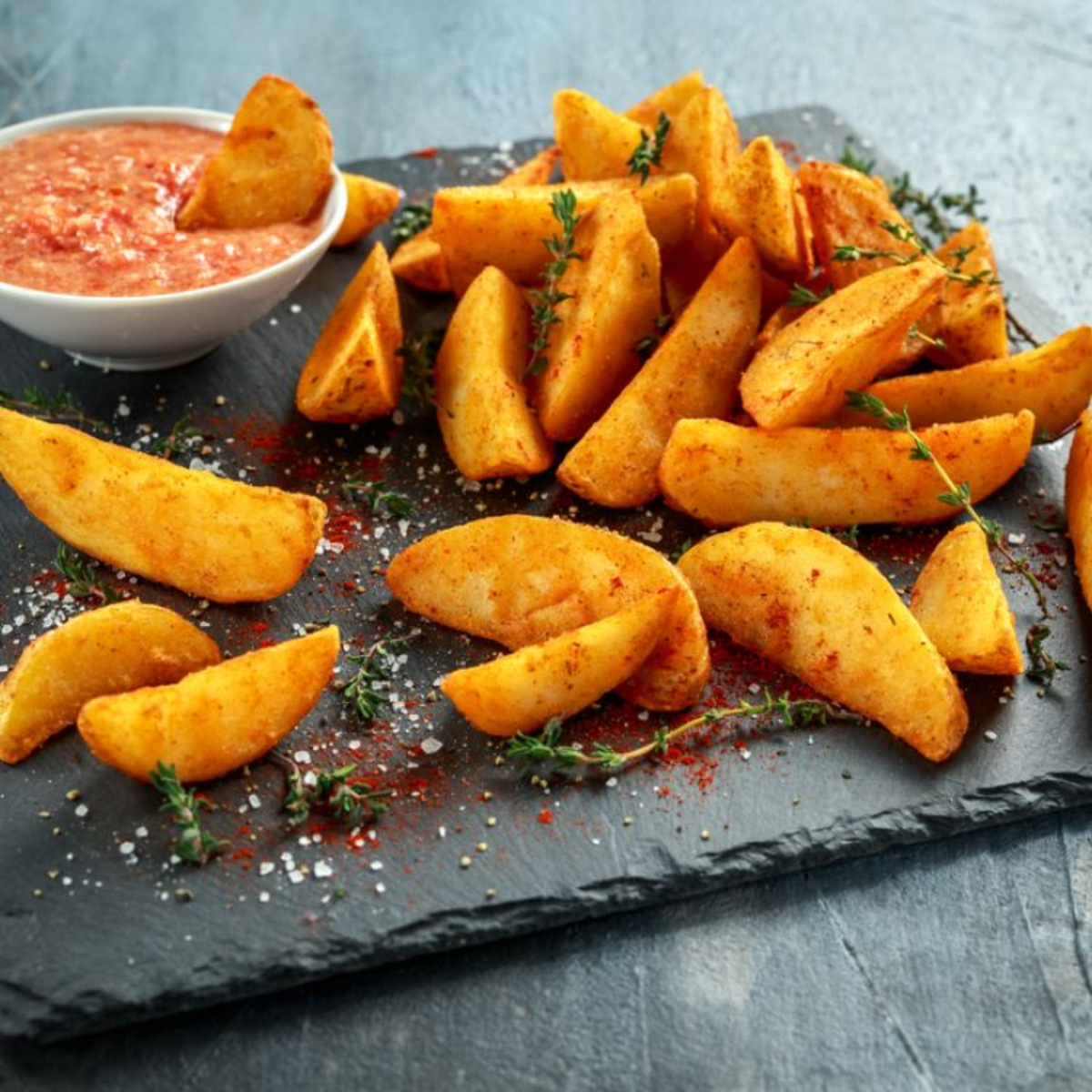  Khoai Tây Múi Cau Còn Vỏ Tẩm Vị 2kg 