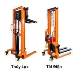 Xe Nâng Tay Cao Tải Trọng 0.5 Tấn - 3 Tấn Cao 2m Nâng Hạ Pallet Hàng Hóa