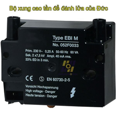 Bộ Béc Đốt Dầu gồm Béc Phun Danfoss, Điện Cực Đánh Lửa, Đĩa Ổn Định Ngọn Lửa, Nguồn Cao Áp Mồi Lửa