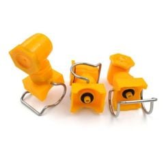 Béc Phun Làm Mát Kẹp Ống Tháo Lắp Nhanh Bằng Nhựa PP DN20 DN25 Góc 80 Độ