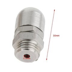 Béc Phun Xoay 360 Độ Vệ Sinh Công Nghiệp Bằng Thép Không Gỉ Ren Ngoài DN08