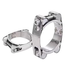 Đai Siết Ống Inox 304 Hai Đầu Cao Cấp Chống Gỉ, Chịu Áp Lực Cao (30-200mm)