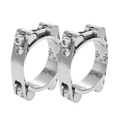 Đai Siết Ống Inox 304 Hai Đầu Cao Cấp Chống Gỉ, Chịu Áp Lực Cao (30-200mm)