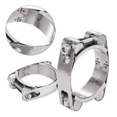 Đai Siết Ống Inox 304 Hai Đầu Cao Cấp Chống Gỉ, Chịu Áp Lực Cao (30-200mm)