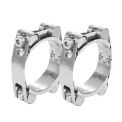 Đai Siết Ống Inox 304 Hai Đầu Cao Cấp Chống Gỉ, Chịu Áp Lực Cao (30-200mm)