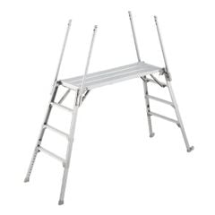 Giàn Giáo Nhôm Gấp Gọn Hasegawa Bệ Đứng Di Động Có Tay Vịn Tải Trọng 150kg