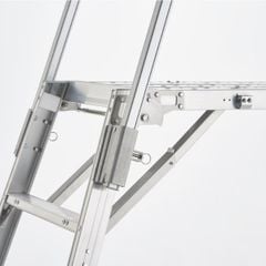 Giàn Giáo Nhôm Gấp Gọn Hasegawa Bệ Đứng Di Động Có Tay Vịn Tải Trọng 150kg