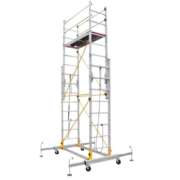 Giàn Giáo Xây Dựng Di Động Bằng Hợp Kim Nhôm Có Bánh Xe