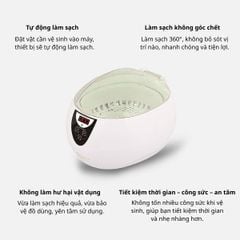 Máy Rửa Sóng Siêu Âm Jeken CE-5200A, 0.75L