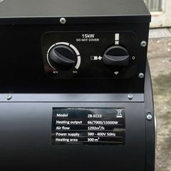 Quạt Sấy Gió Nóng Công Nghiệp 15KW Dạng Tròn