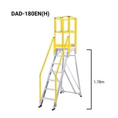 Thang Nhôm Bệ Đứng Có Tay Vịn Có Thể Gấp Gọn Tải Trọng 150kg